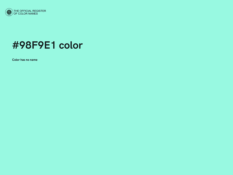 #98F9E1 color image