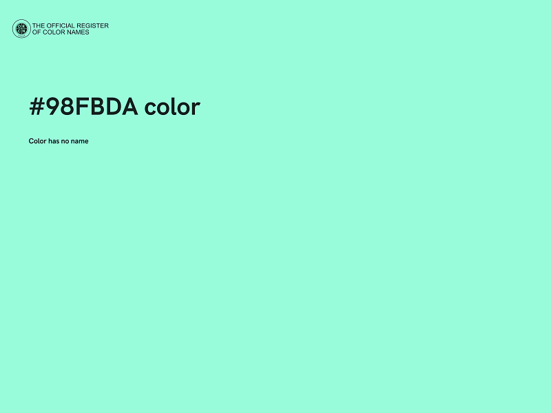 #98FBDA color image