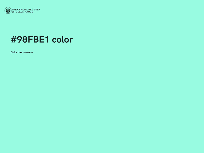 #98FBE1 color image