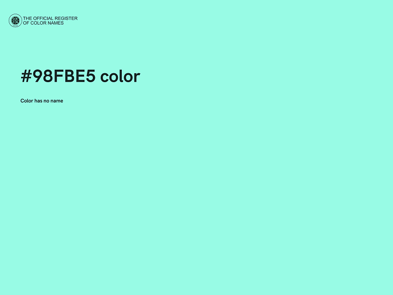 #98FBE5 color image