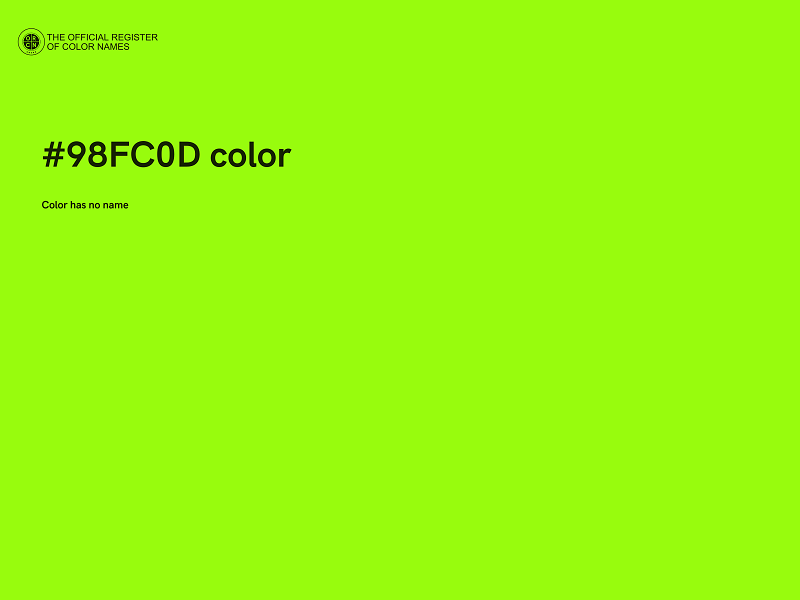 #98FC0D color image