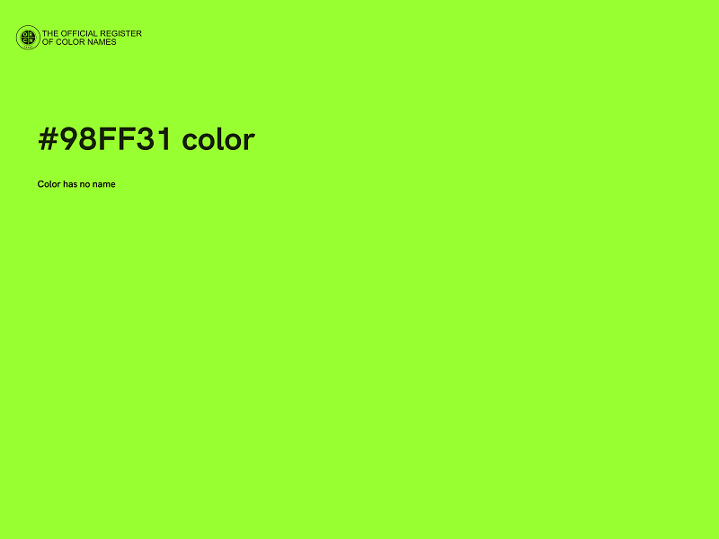 #98FF31 color image