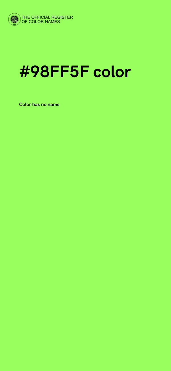 #98FF5F color image