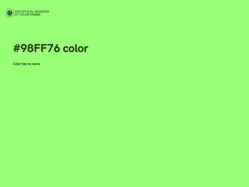 #98FF76 color image