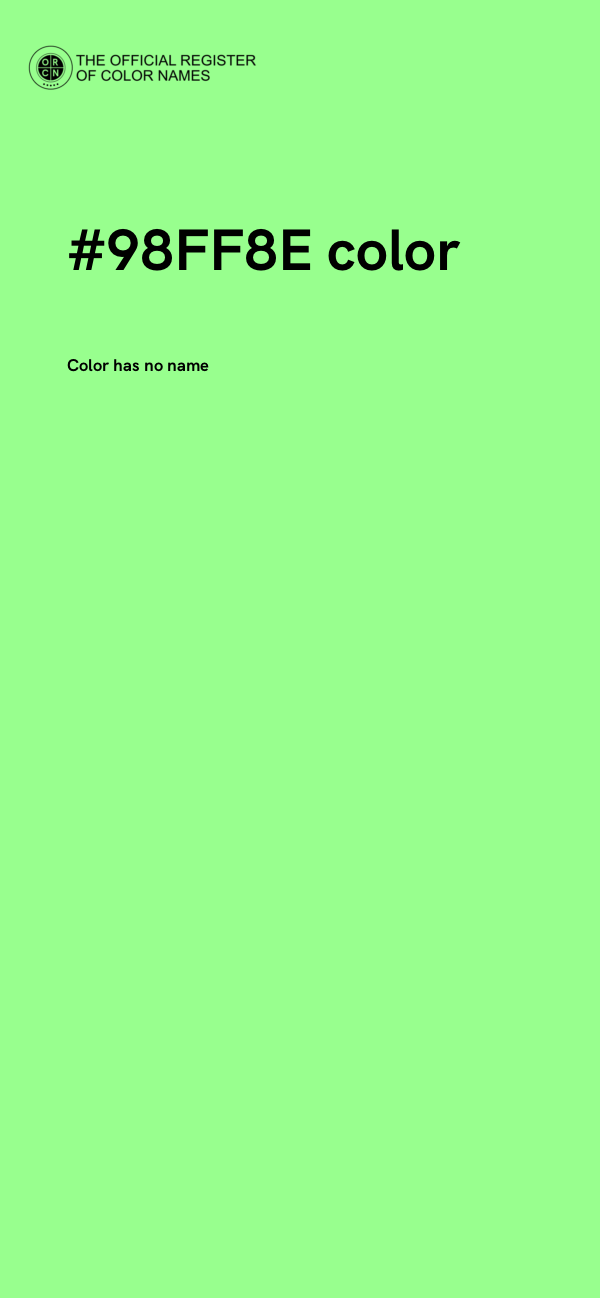 #98FF8E color image