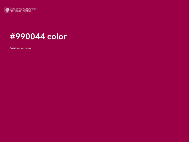 #990044 color image
