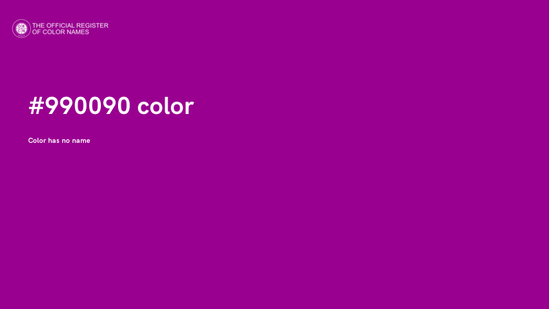 #990090 color image