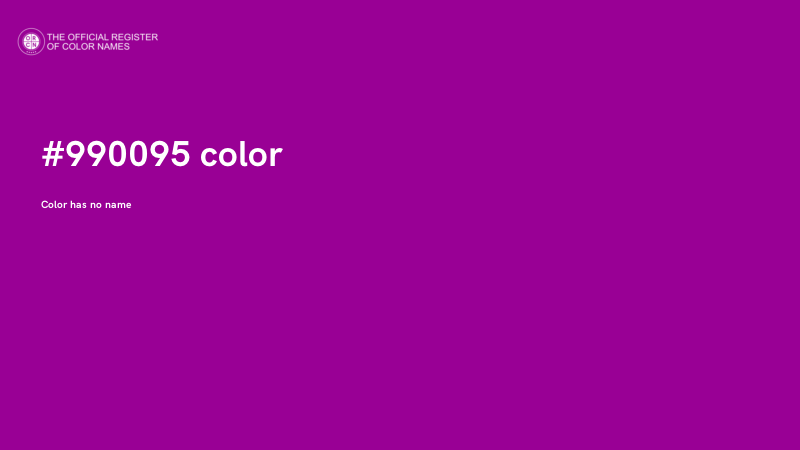 #990095 color image