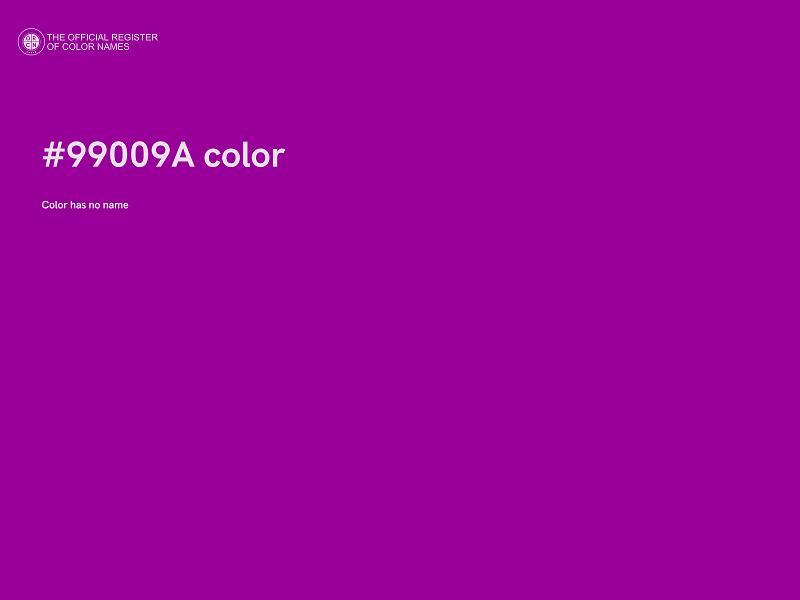 #99009A color image