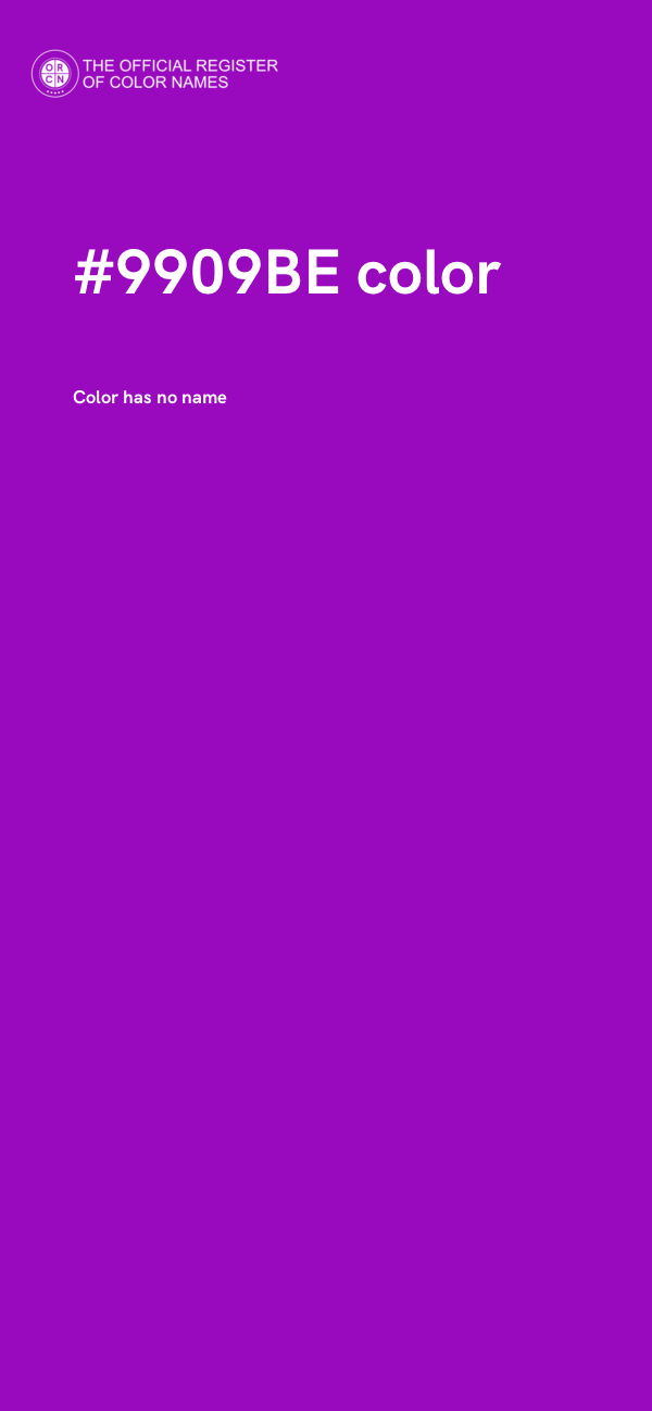 #9909BE color image