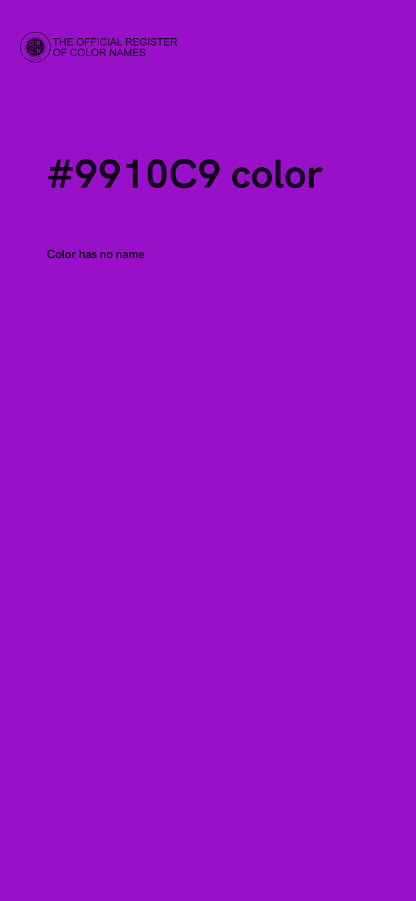 #9910C9 color image