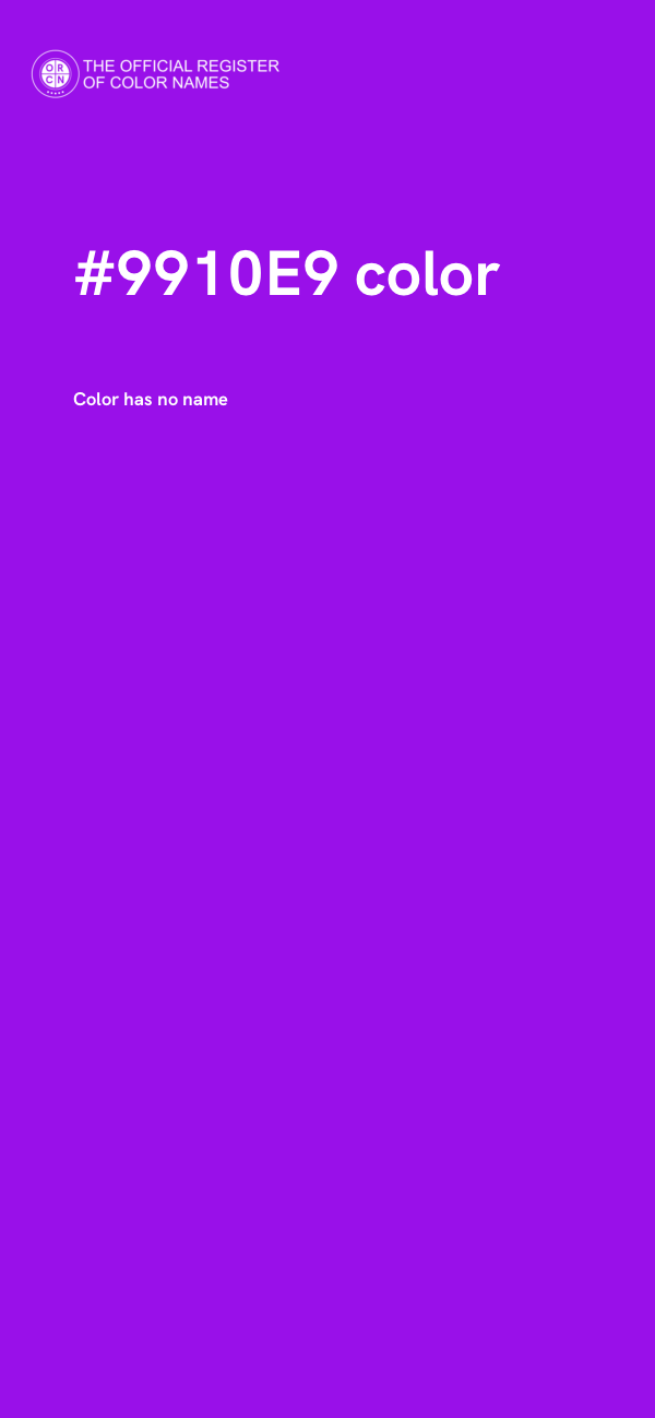 #9910E9 color image
