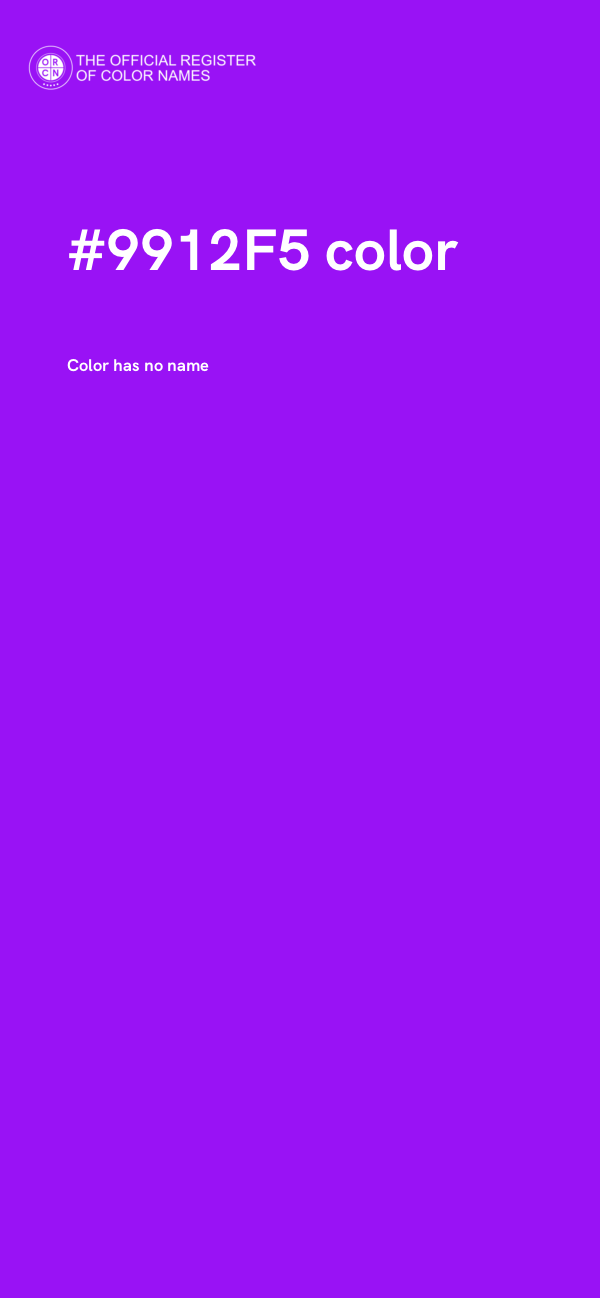 #9912F5 color image