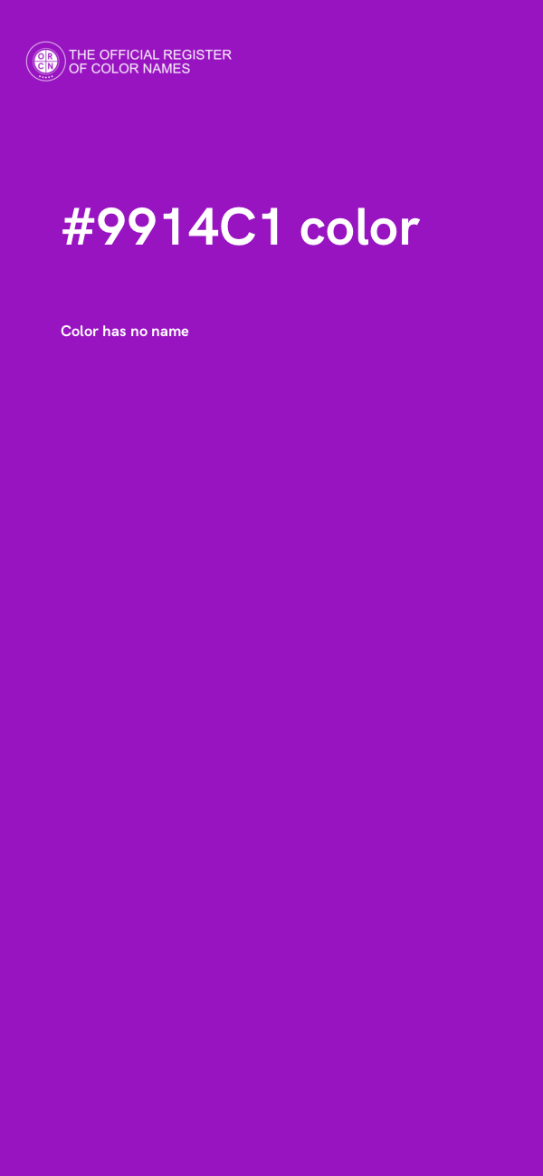 #9914C1 color image