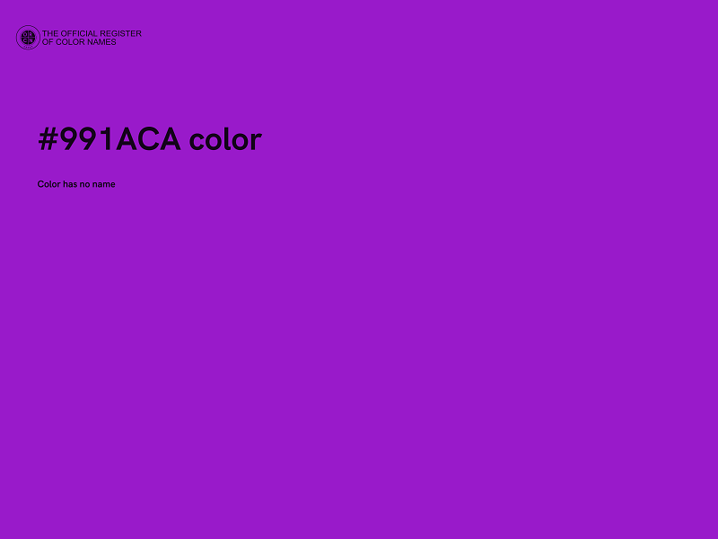 #991ACA color image