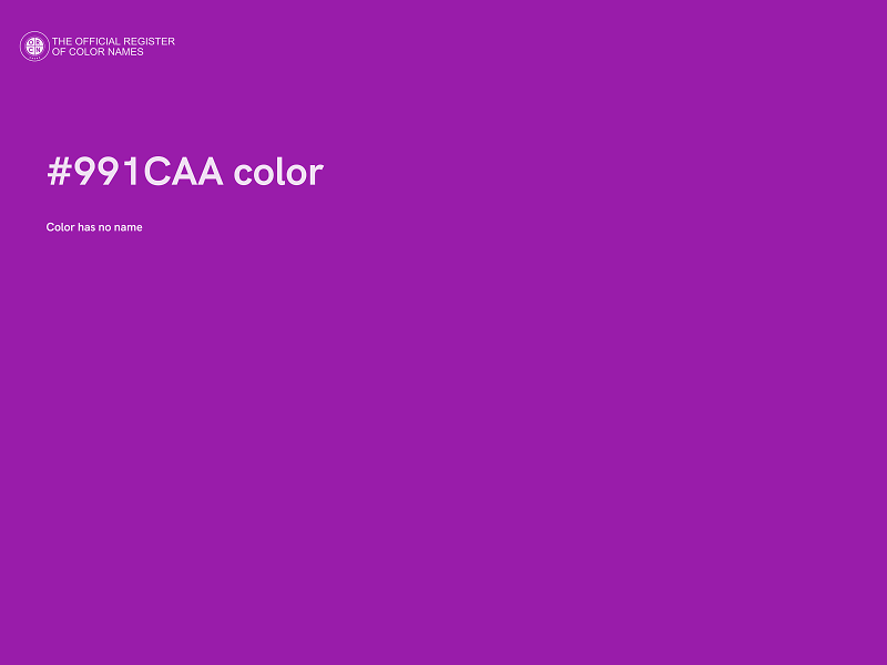 #991CAA color image