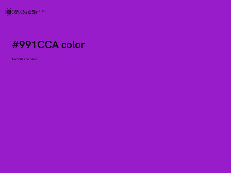 #991CCA color image