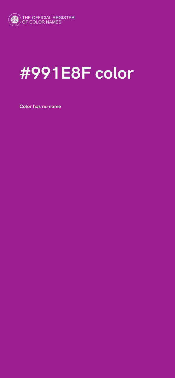 #991E8F color image