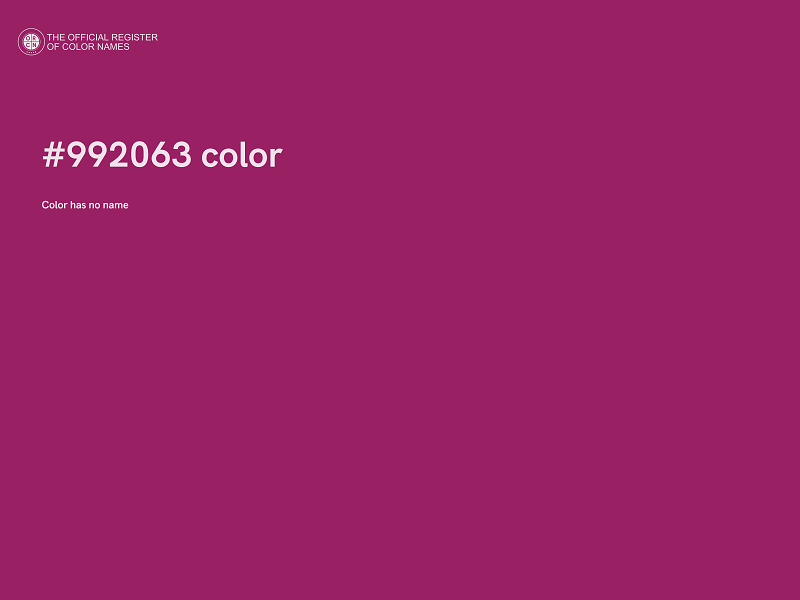 #992063 color image