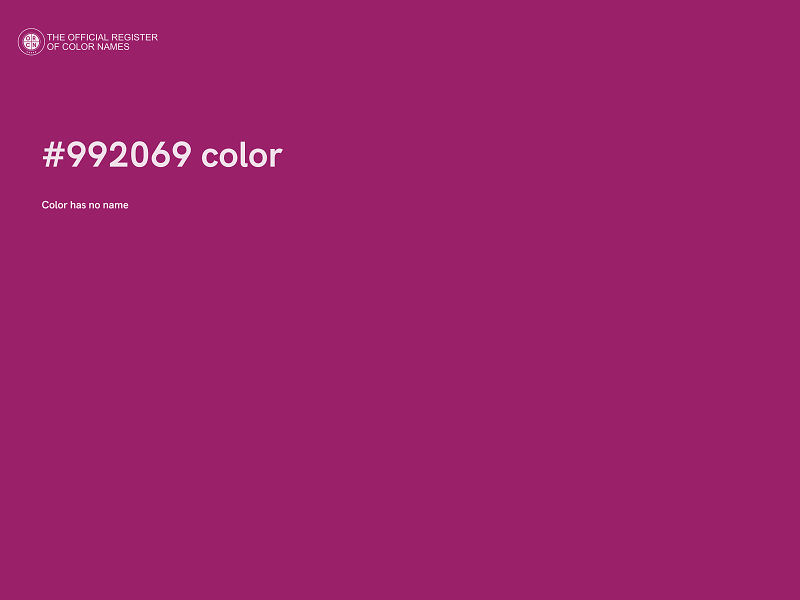 #992069 color image
