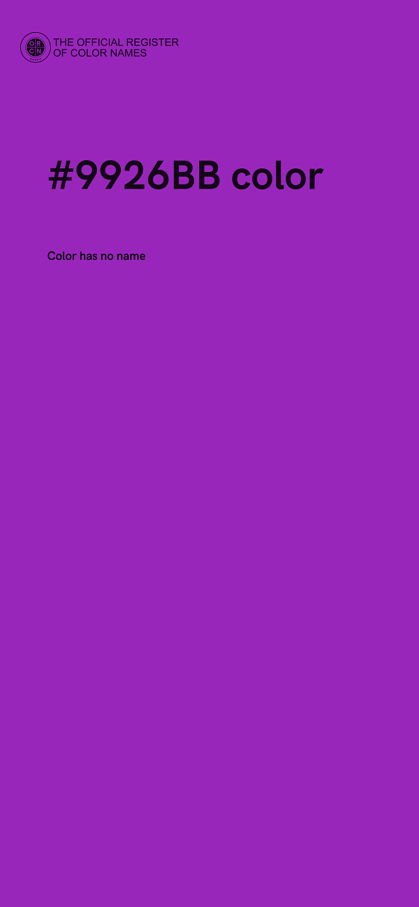 #9926BB color image
