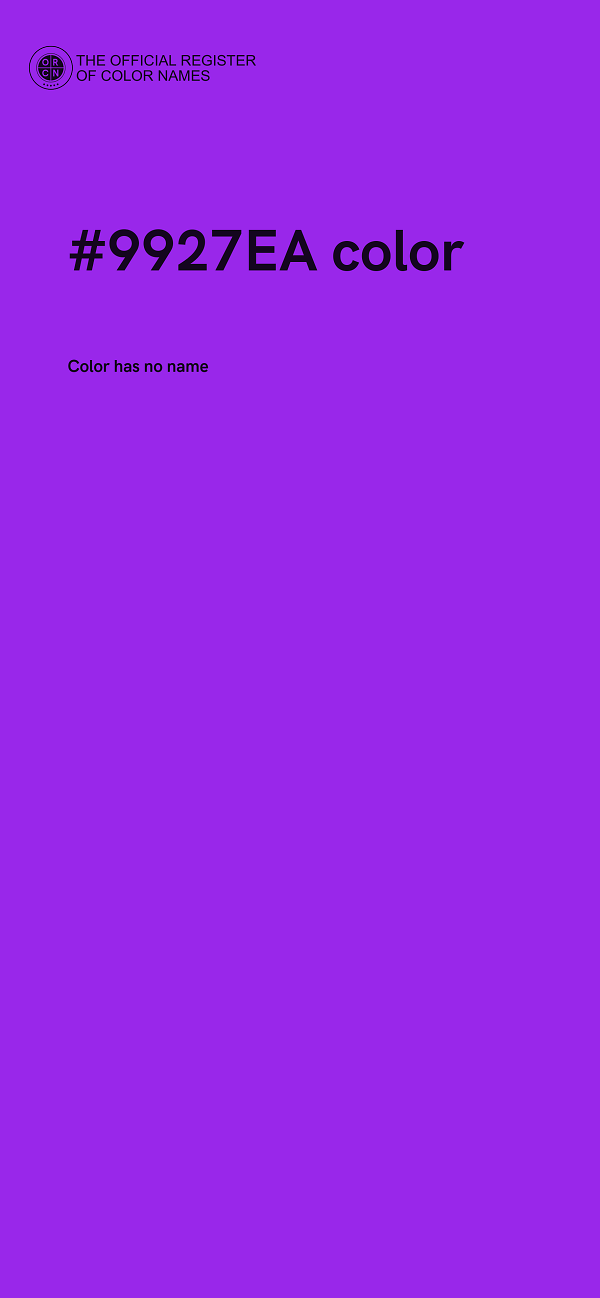 #9927EA color image