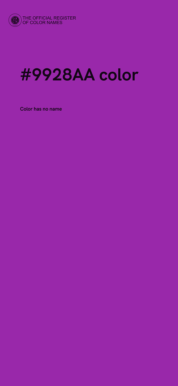 #9928AA color image