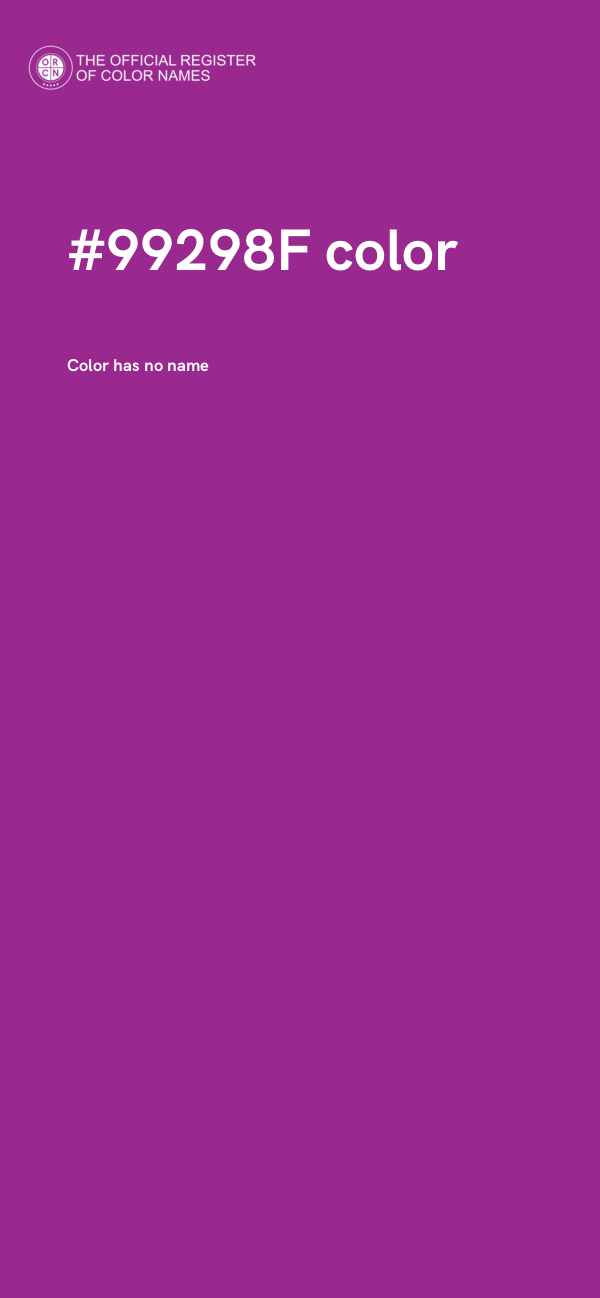 #99298F color image