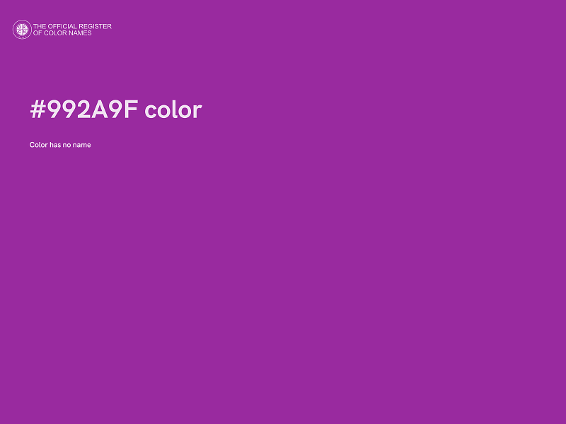 #992A9F color image