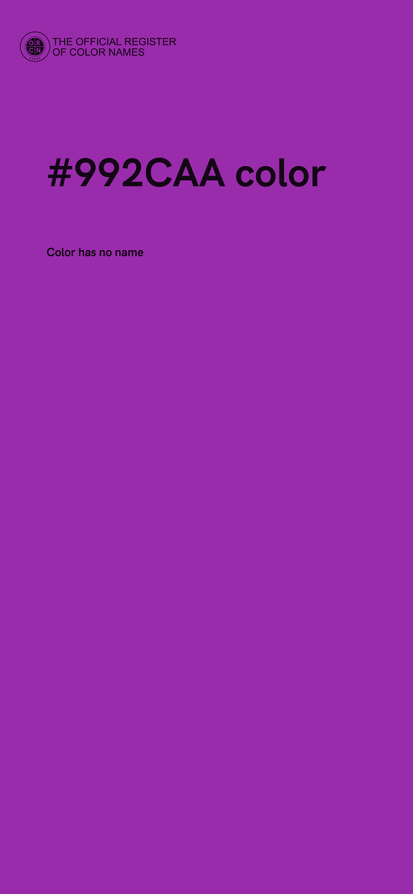 #992CAA color image