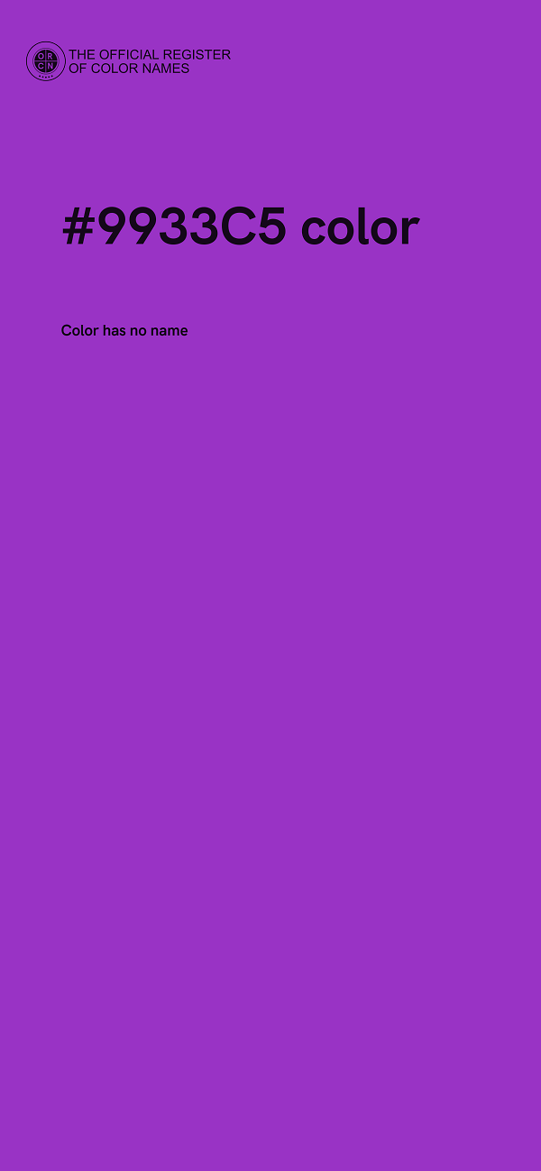 #9933C5 color image