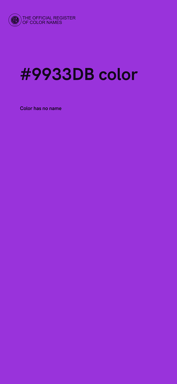 #9933DB color image