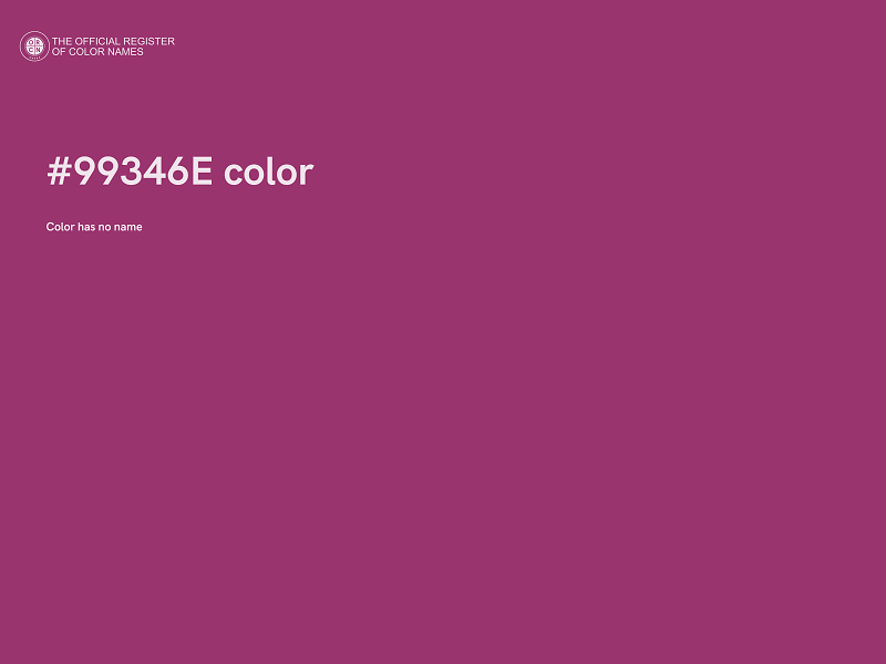 #99346E color image