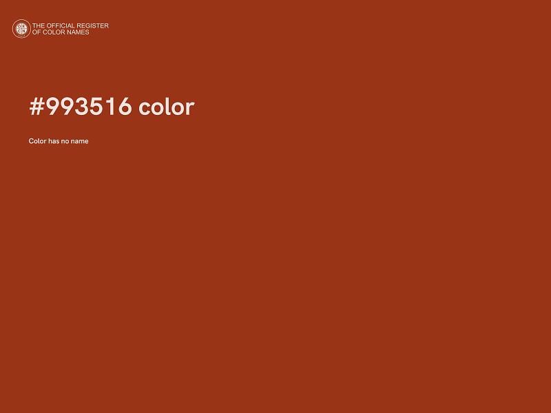 #993516 color image