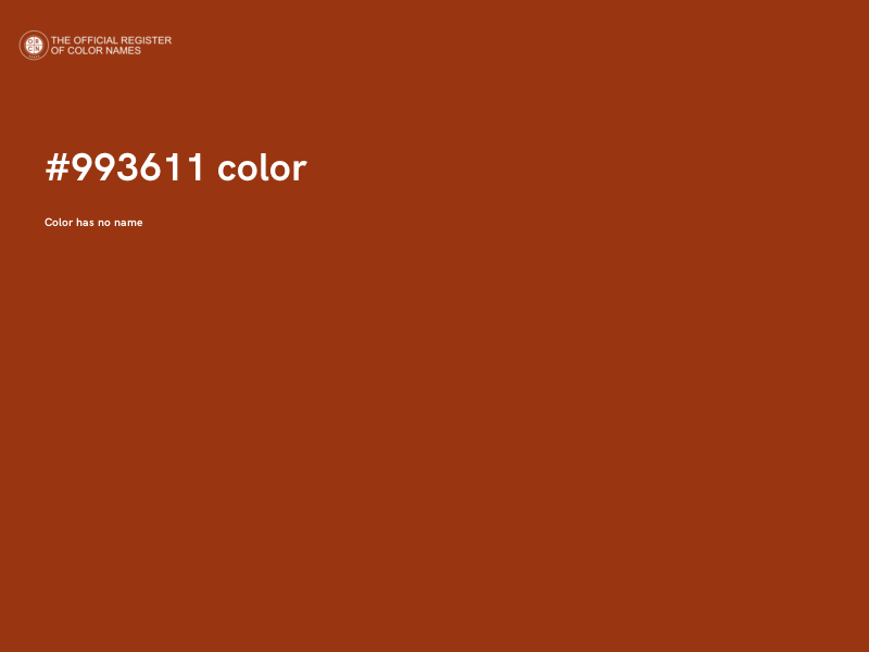 #993611 color image