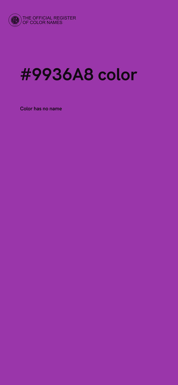 #9936A8 color image