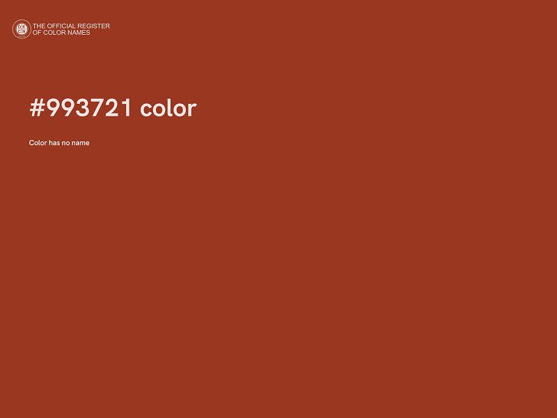 #993721 color image