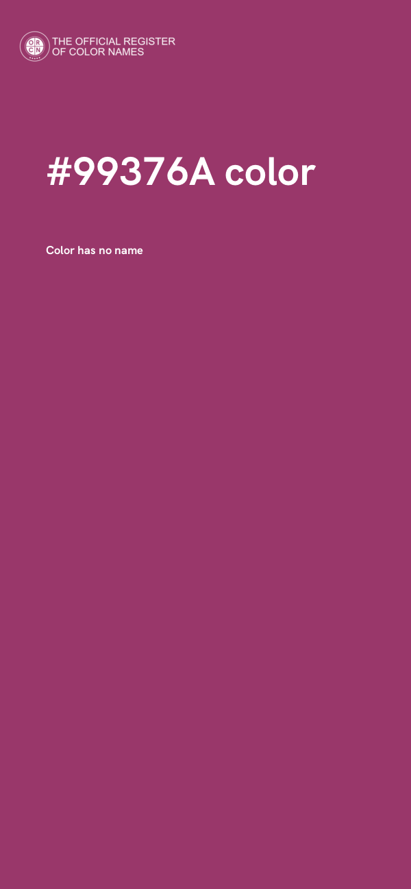 #99376A color image