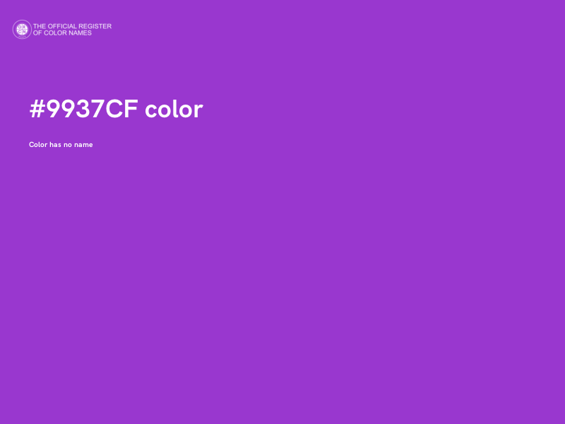 #9937CF color image