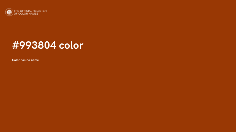 #993804 color image