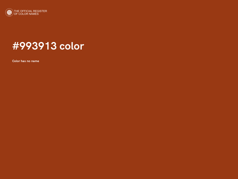 #993913 color image