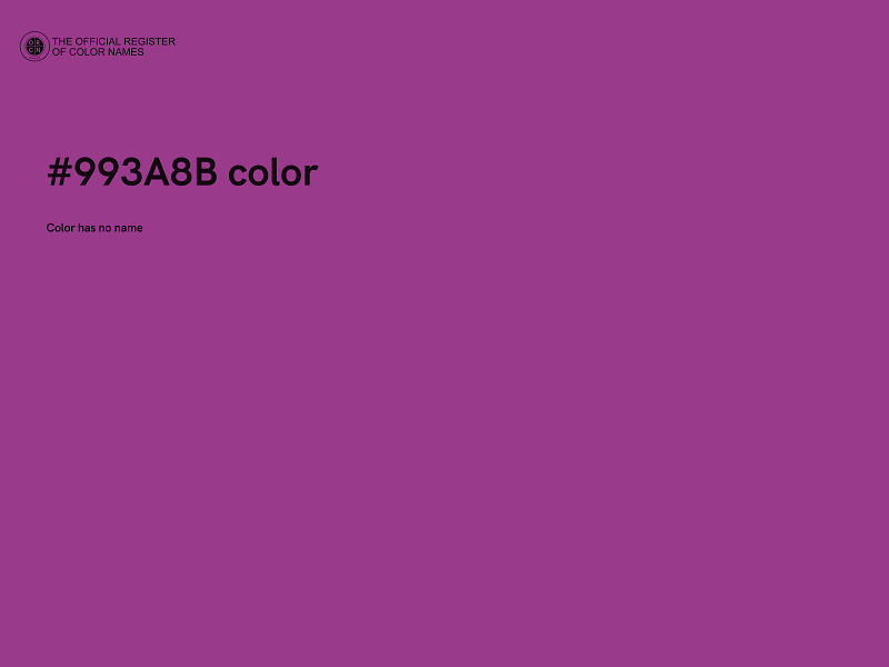 #993A8B color image