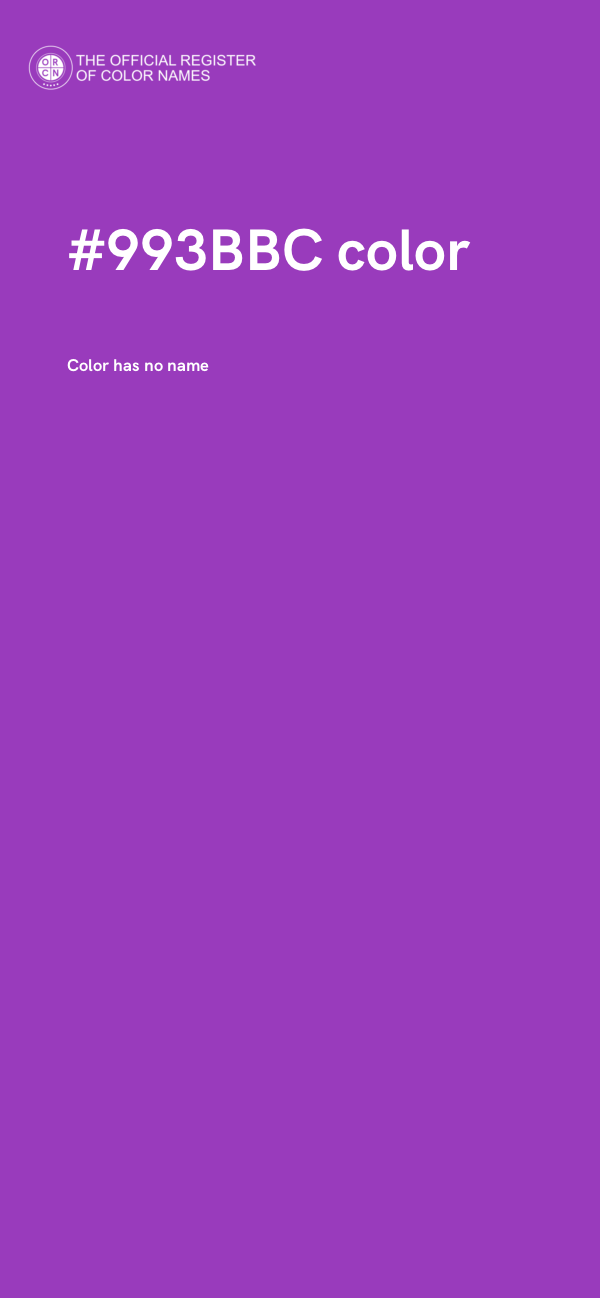 #993BBC color image