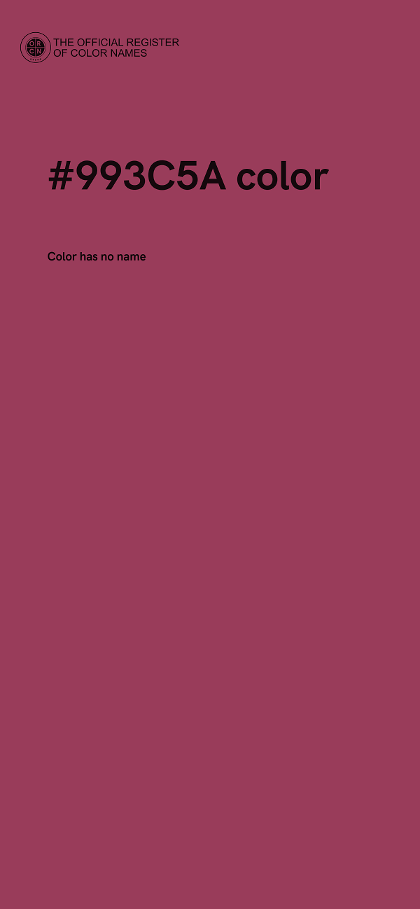 #993C5A color image