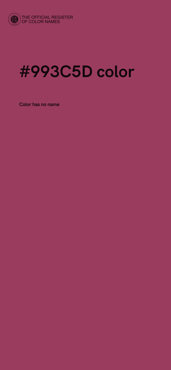 #993C5D color image