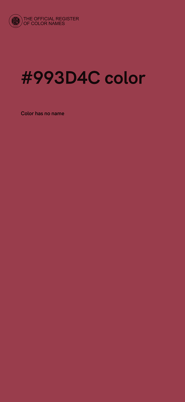 #993D4C color image