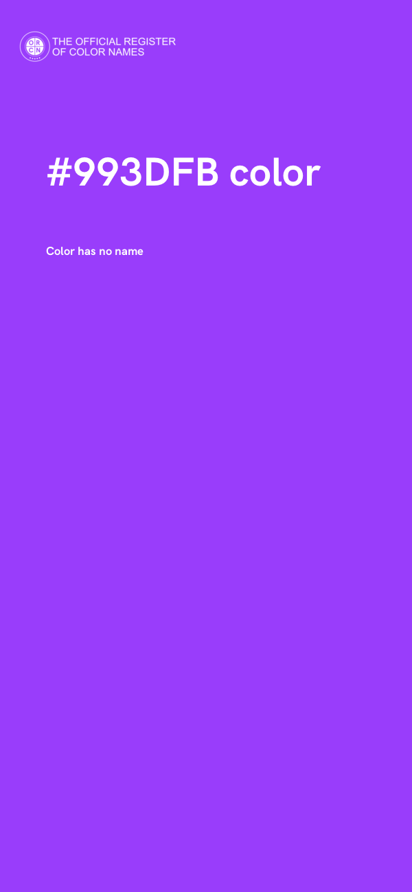 #993DFB color image