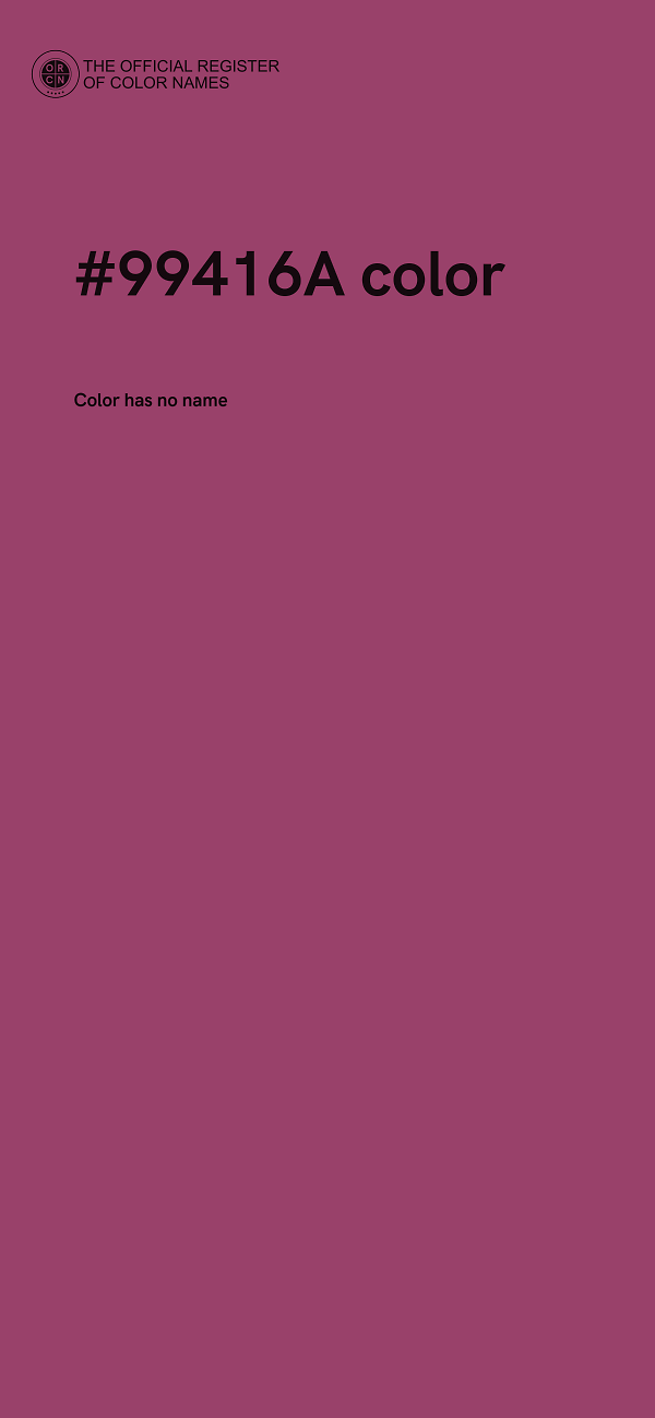 #99416A color image