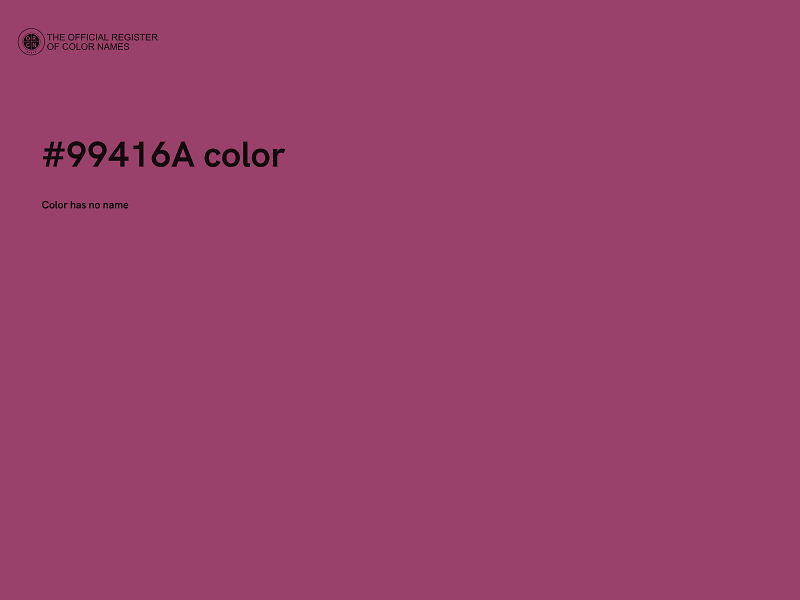 #99416A color image