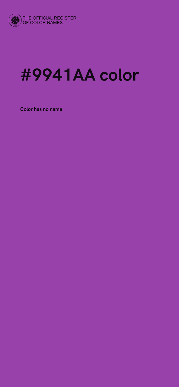 #9941AA color image